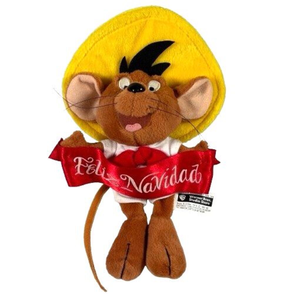 Christmas Décor Speedy Gonzalez Plush Toy Retired Warner Brother RARE